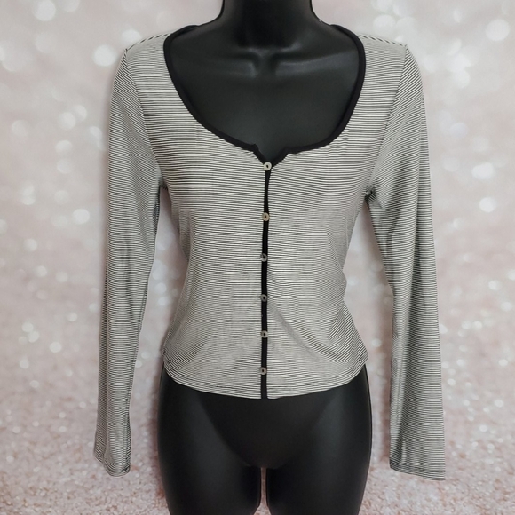 𝅺urban Romantics Striped Top - Picture 1 of 4